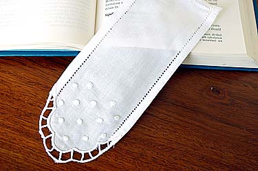Hemstitch Polka Dots Bookmarks. Style 005 (12 pieces set) - Click Image to Close